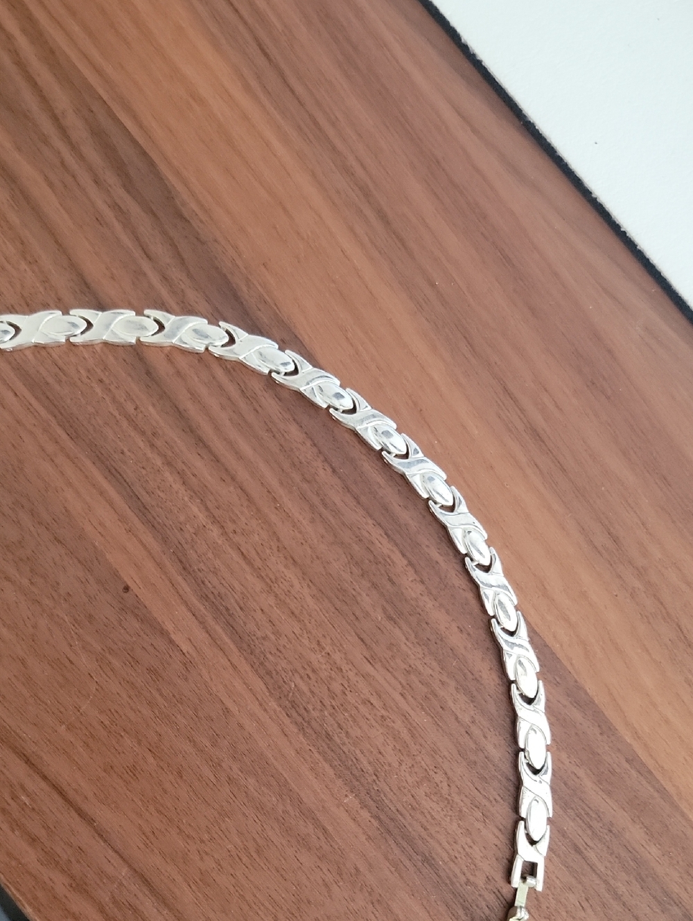 Silver .925 Xoxo Bracelet 7.5 Inches